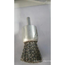 Brosse en fil à l&#39;extrémité de 24 mm. Driller 6 mm Rust Metal Paint Décoce de 24 mm Brosse de fil à l&#39;extrémité. Drive 6 mm de peinture en métal rouille décoche 24 mm